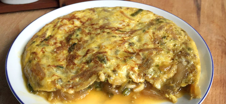 Tortilla de bacalao